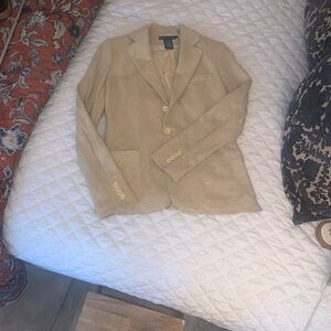 Vintage Ralph Lauren Light Tan/Buttercup yellow Jacket